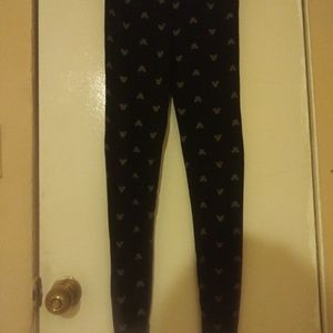 Disney mickey mouse logo leggings